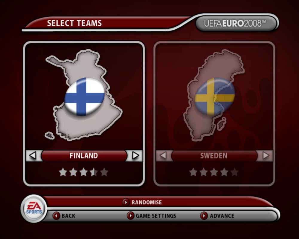 UEFA Euro 2008 screenshot 3 for Playstation 2